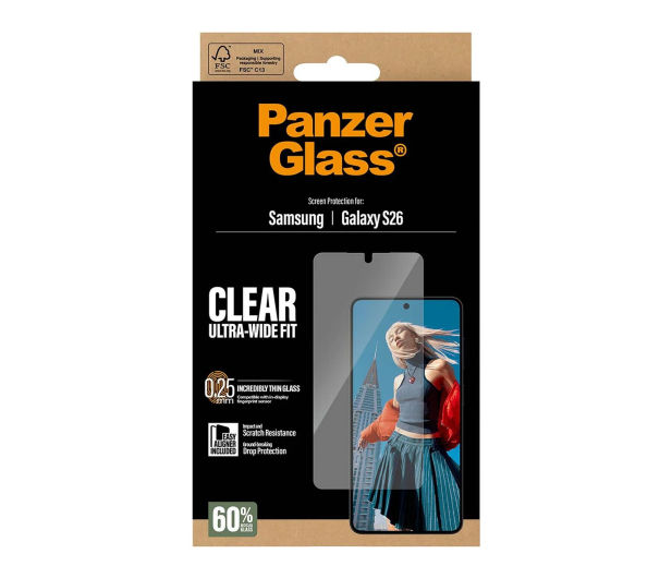 PanzerGlass Ultra-Wide Fit EasyAligner do Samsung Galaxy S26 - 1538963 - zdjęcie 4